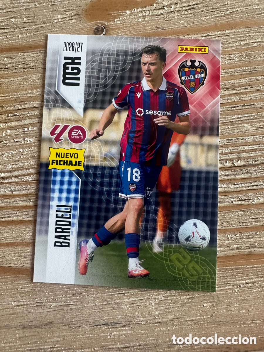 Trading cards: BARDELI LEVANTE 470 NUEVO FICHAJE 2&ordf; EDICION MEGACRACKS 2026/27 26-27 26 27 MGK PANINI