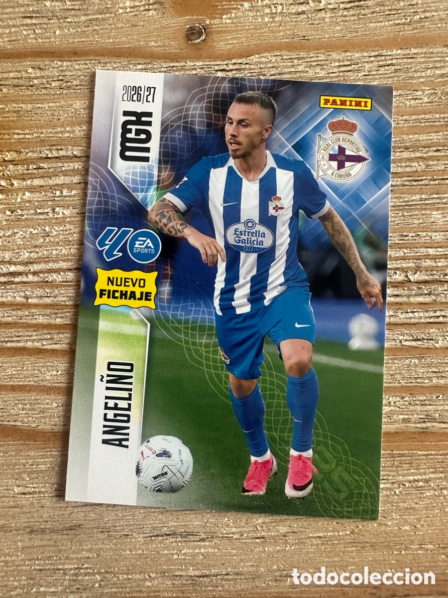 Trading cards: ANGELI&Ntilde;O DEPORTIVO 471 NUEVO FICHAJE 2&ordf; EDICION MEGACRACKS 2026/27 26-27 26 27 MGK PANINI