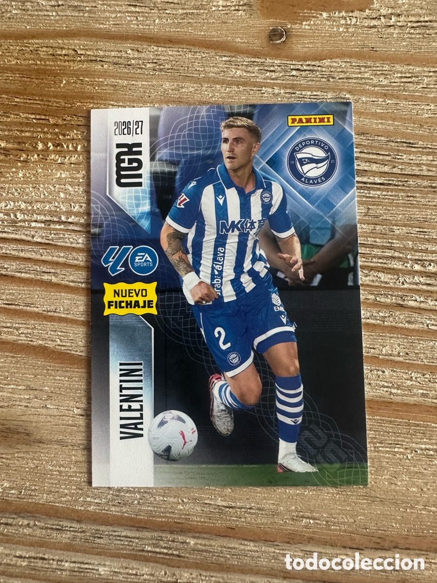 Trading cards: VALENTINI ALAVES 475 NUEVO FICHAJE 2&ordf; EDICION MEGACRACKS 2026/27 26-27 26 27 MGK PANINI
