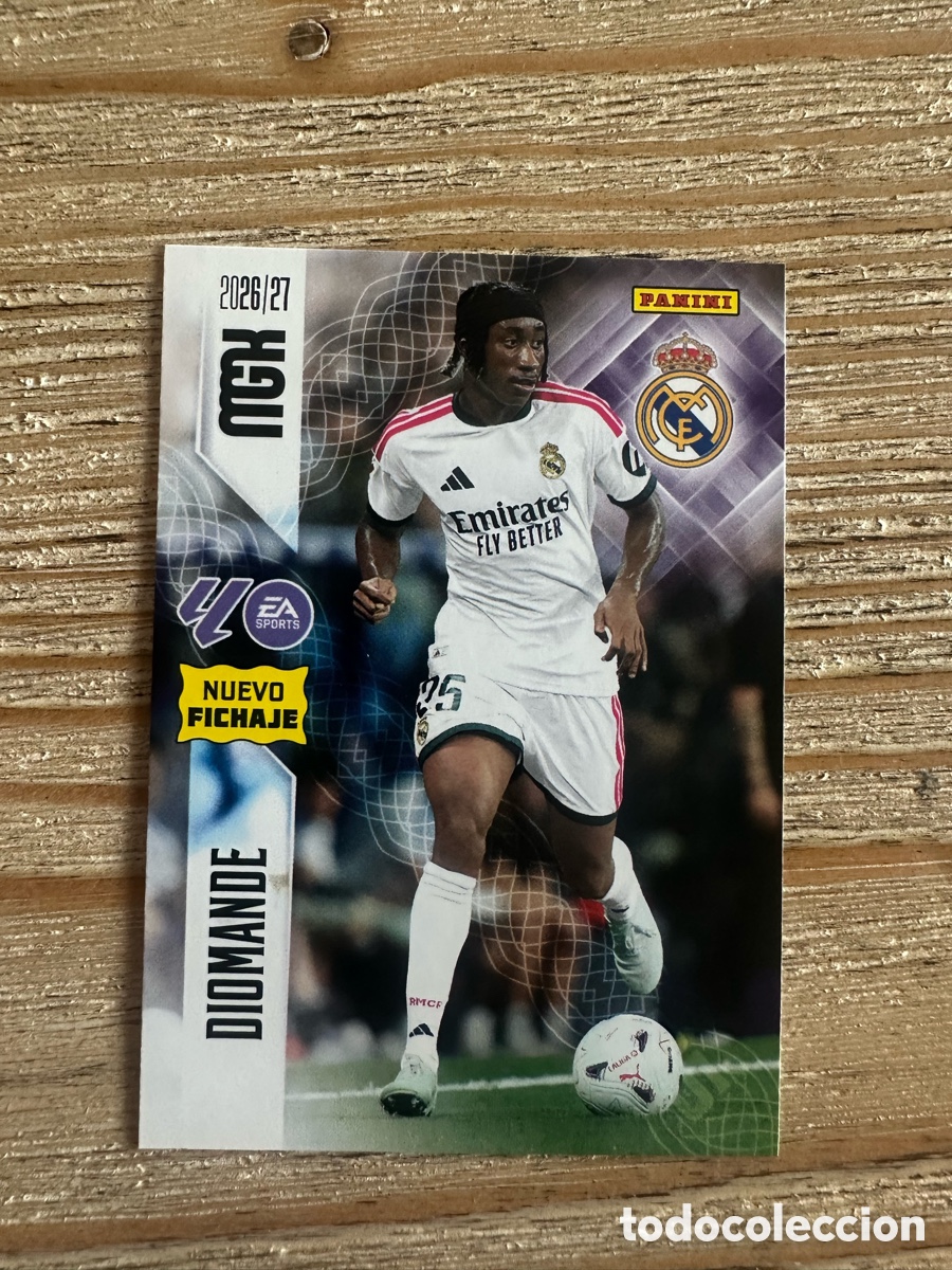 Trading cards: DIOMANDE REAL MADRID 478 NUEVO FICHAJE 2&ordf; EDICION MEGACRACKS 2026/27 26-27 26 27 MGK PANINI