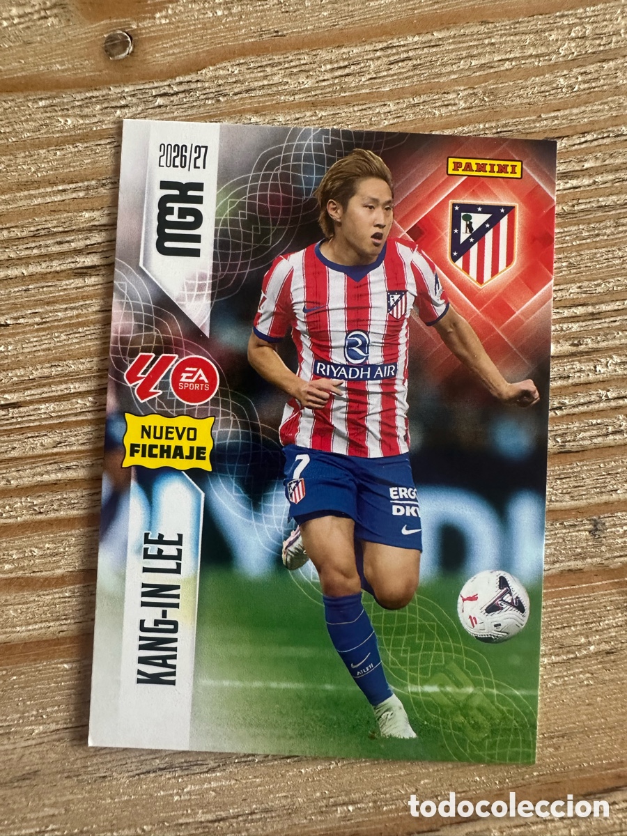 Trading cards: KANG-IN LEE AT MADRID 486 NUEVO FICHAJE 2&ordf; EDICION MEGACRACKS 2026/27 26-27 26 27 MGK PANINI