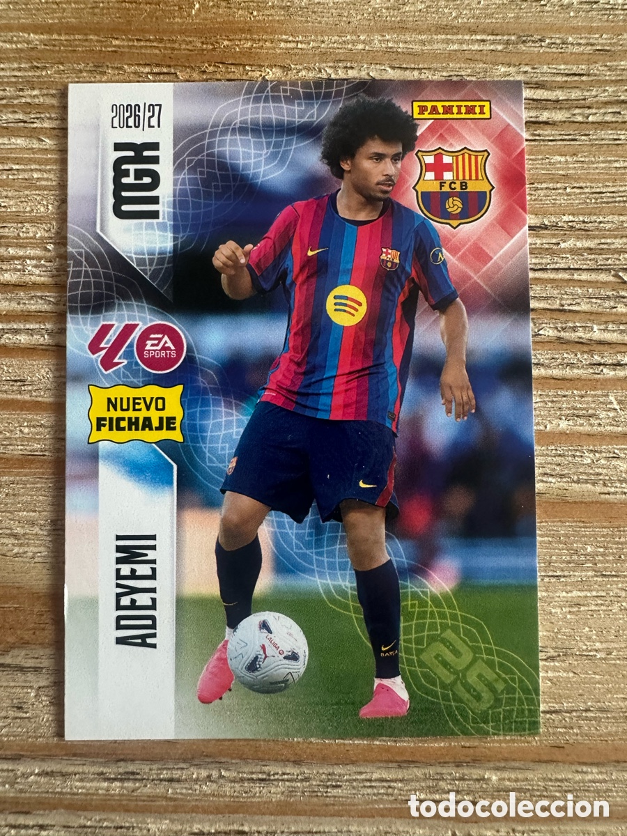 Trading cards: ADEYEMI FC BARCELONA 488 NUEVO FICHAJE 2&ordf; EDICION MEGACRACKS 2026/27 26-27 26 27 MGK PANINI