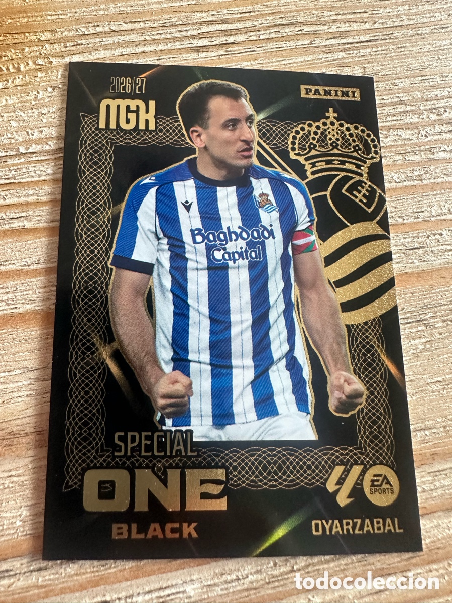 Trading cards: OYARZABAL REAL SOCIEDAD SPECIAL ONE BLACK MEGACRACKS 2026/27 26-27 26 27 MGK PANINI
