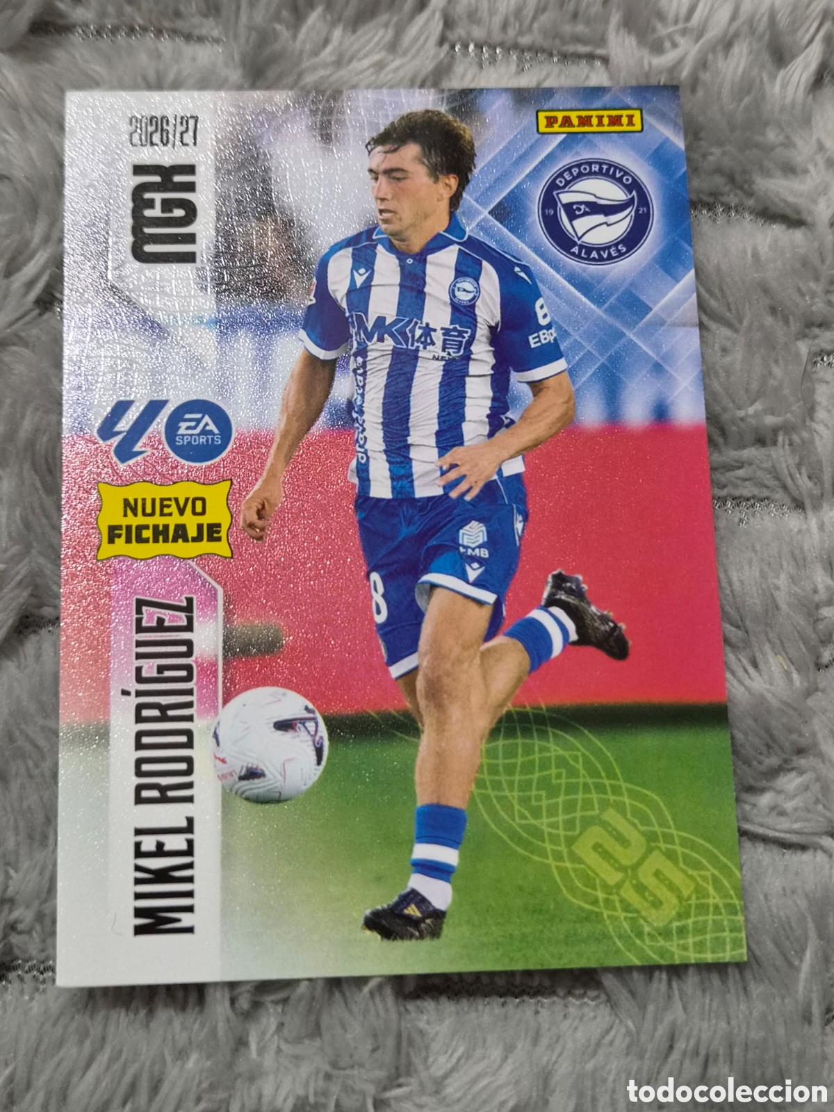 Trading cards: 456 - MIKEL RODR&Iacute;GUEZ, ALAVES NUEVO FICHAJE MEGACRACKS 2026 2027