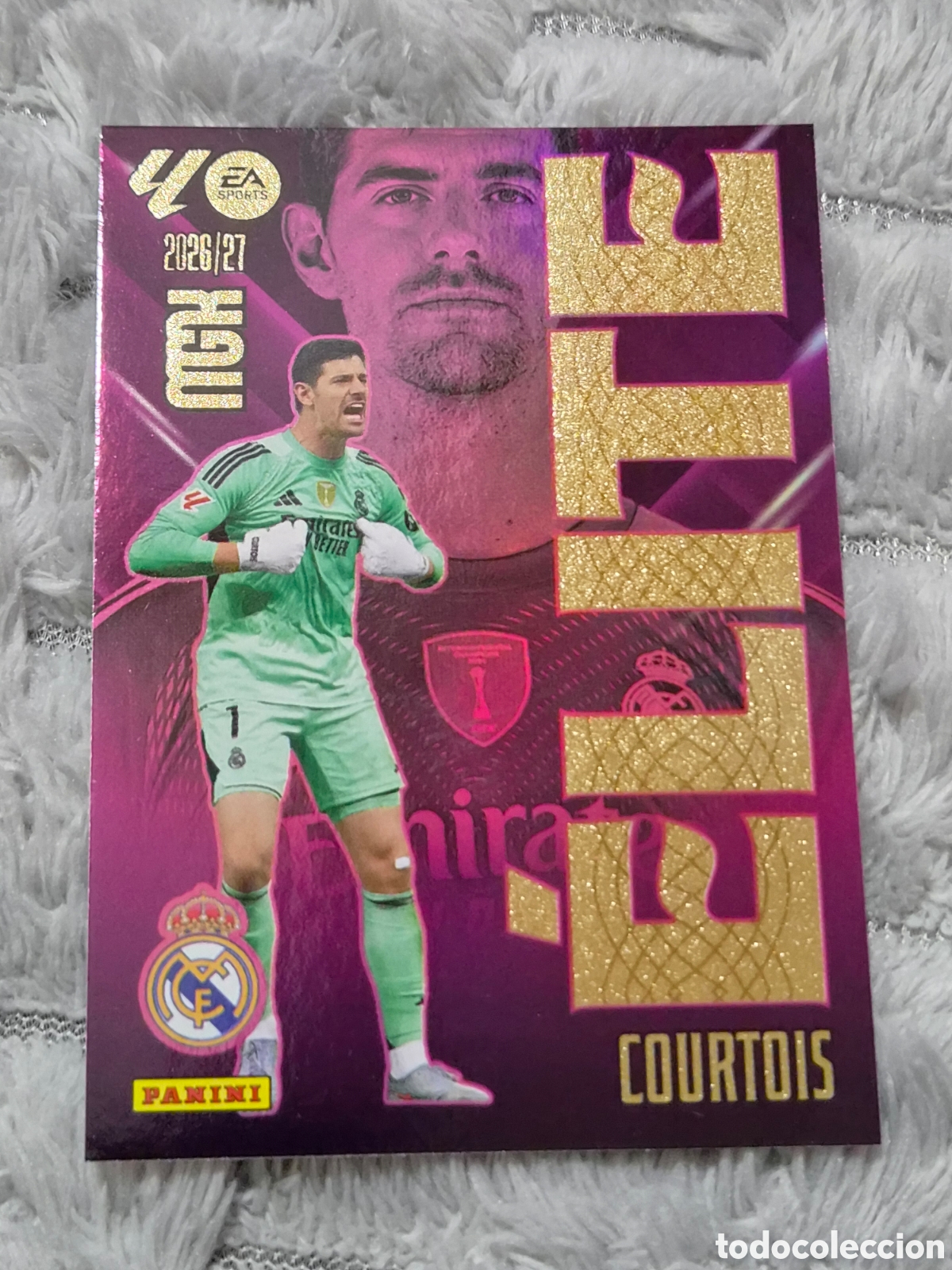 Trading cards: 4 - COURTOIS, REAL MADRID &Eacute;LITE MEGACRACKS 2026 2027