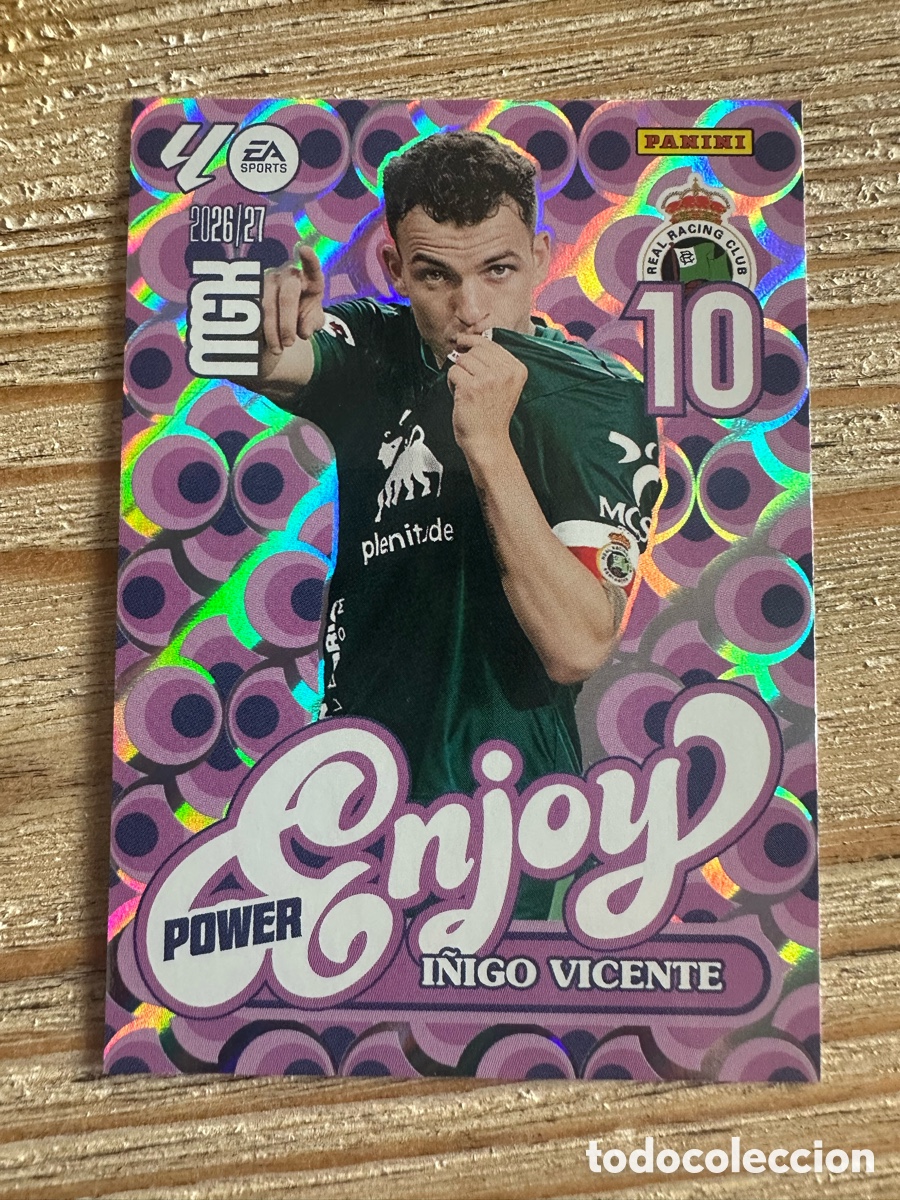 Trading cards: I&Ntilde;IGO VICENTE RACING ENJOY POWER 383P MEGACRACKS 2026/27 26-27 26 27 MGK PANINI