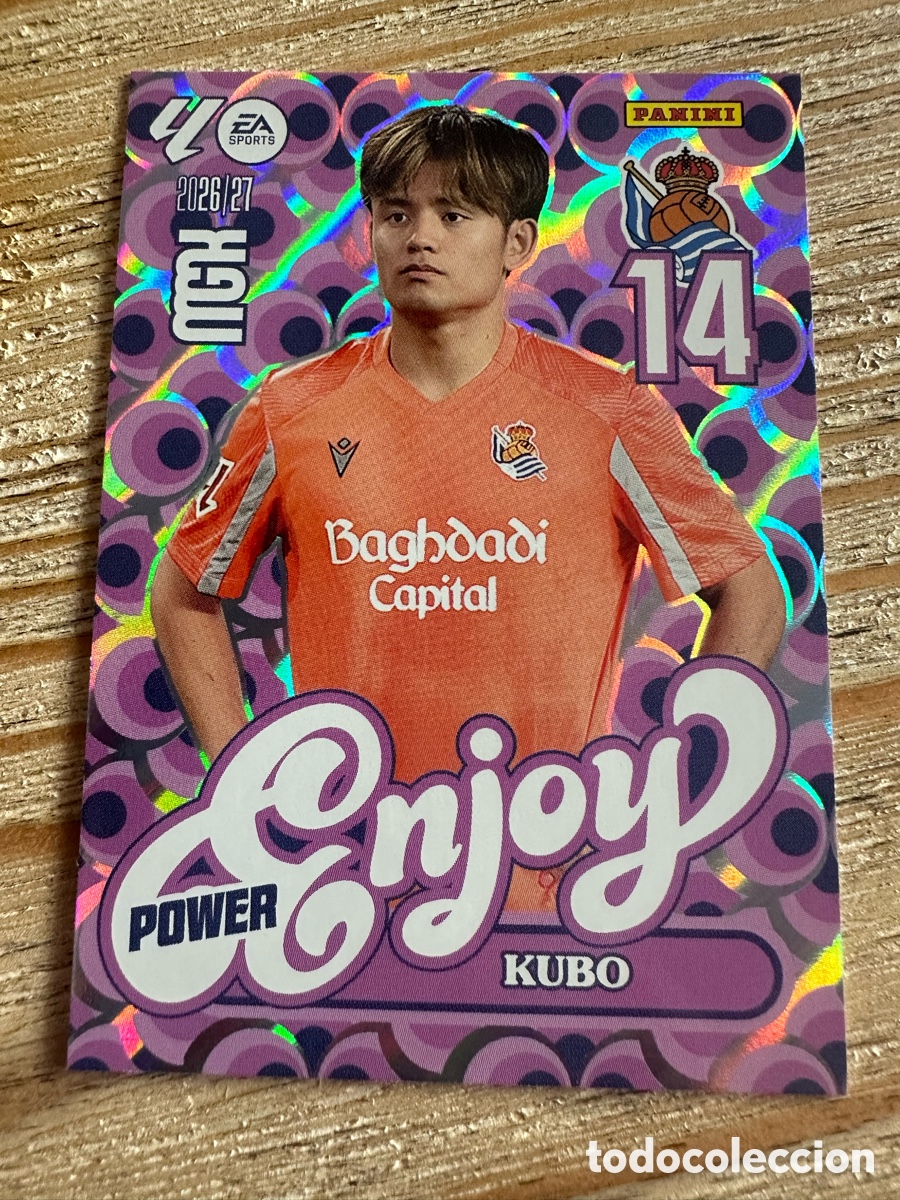 Trading cards: KUBO REAL SOCIEDAD ENJOY POWER 384P MEGACRACKS 2026/27 26-27 26 27 MGK PANINI