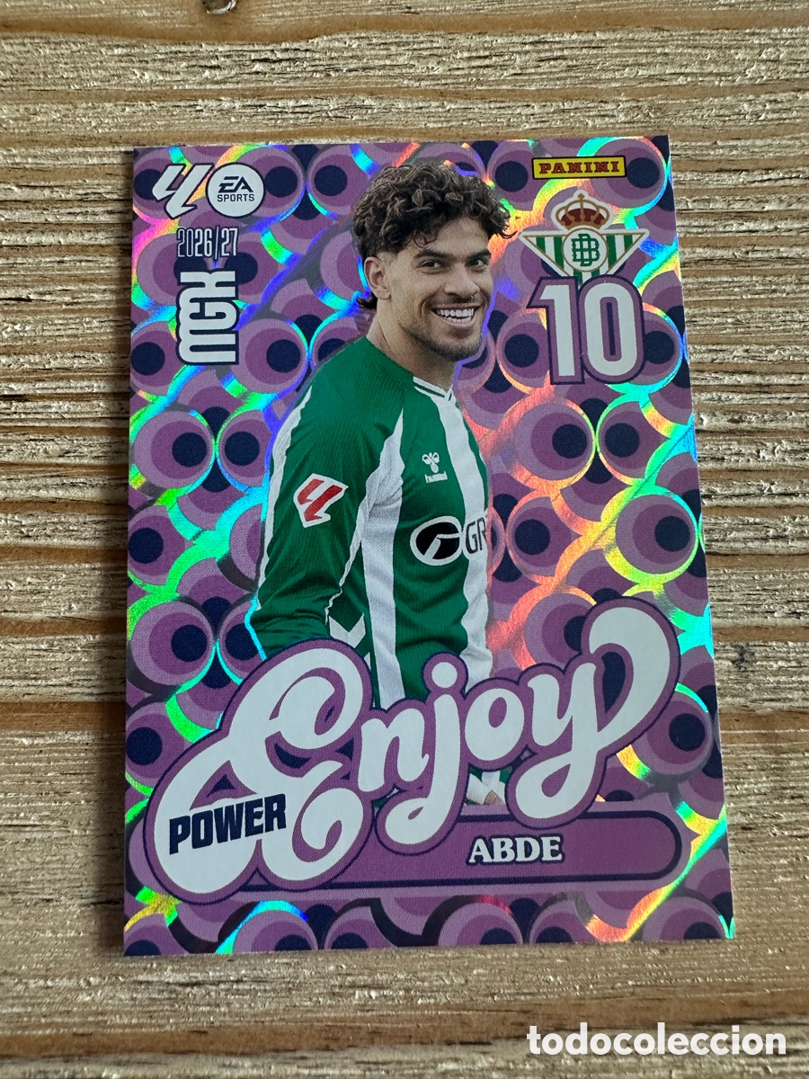 Trading cards: ABDE REAL BETIS ENJOY POWER 379P MEGACRACKS 2026/27 26-27 26 27 MGK PANINI