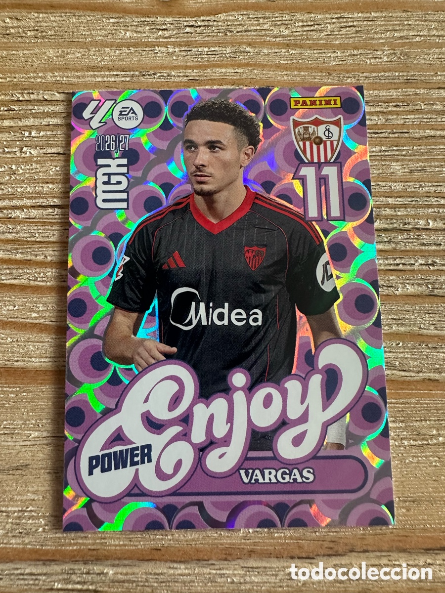 Trading cards: VARGAS SEVILLA ENJOY POWER 387P MEGACRACKS 2026/27 26-27 26 27 MGK PANINI