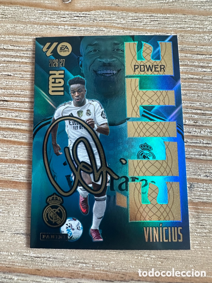 Trading cards: VINICIUS REAL MADRID ELITE POWER 18P MEGACRACKS 2026/27 26-27 26 27 MGK PANINI