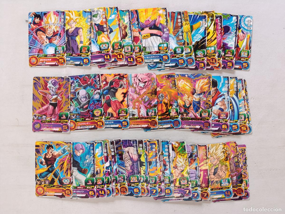 Trading cards: LOTE 48 CARTAS SUPER DRAGON BALL HEROES - ULTRA GOD MISSION SERIE UGM3 - BANDAI JAPON CARDS (E7Cw)