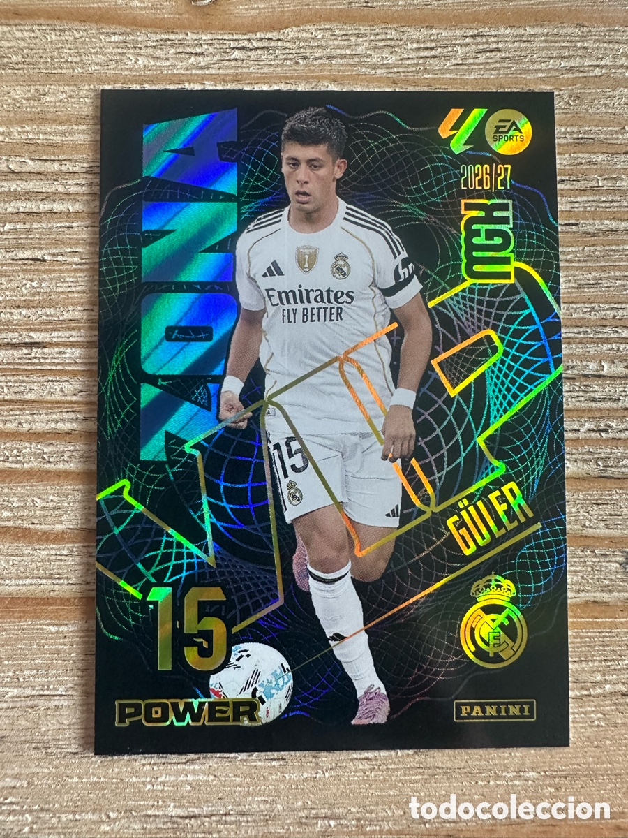 Trading Cards: GULER REAL MADRID MADRID VIP POWER 396P MEGACRACKS 2026/27 26-27 26 27 MGK PANINI