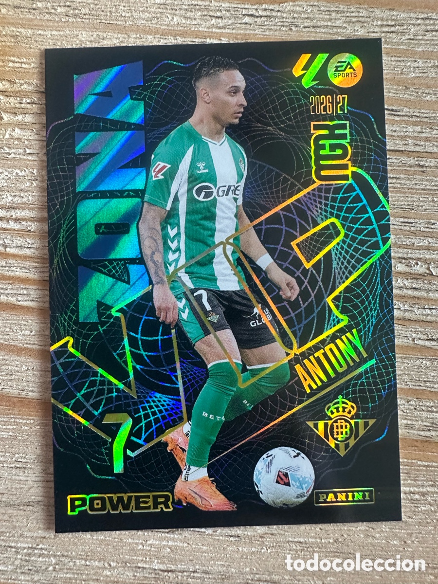 Trading cards: ANTONY REAL BETIS VIP POWER 388P MEGACRACKS 2026/27 26-27 26 27 MGK PANINI