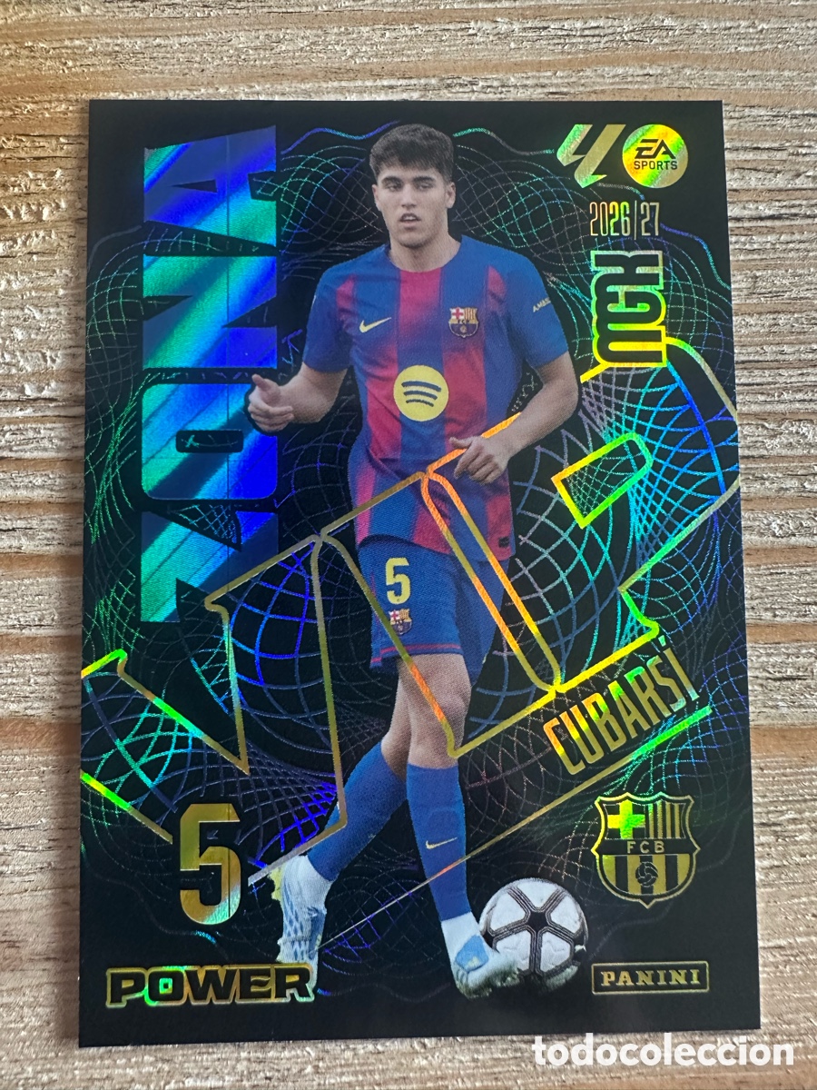 Trading cards: CUBARSI FC BARCELONA VIP POWER 391P MEGACRACKS 2026/27 26-27 26 27 MGK PANINI