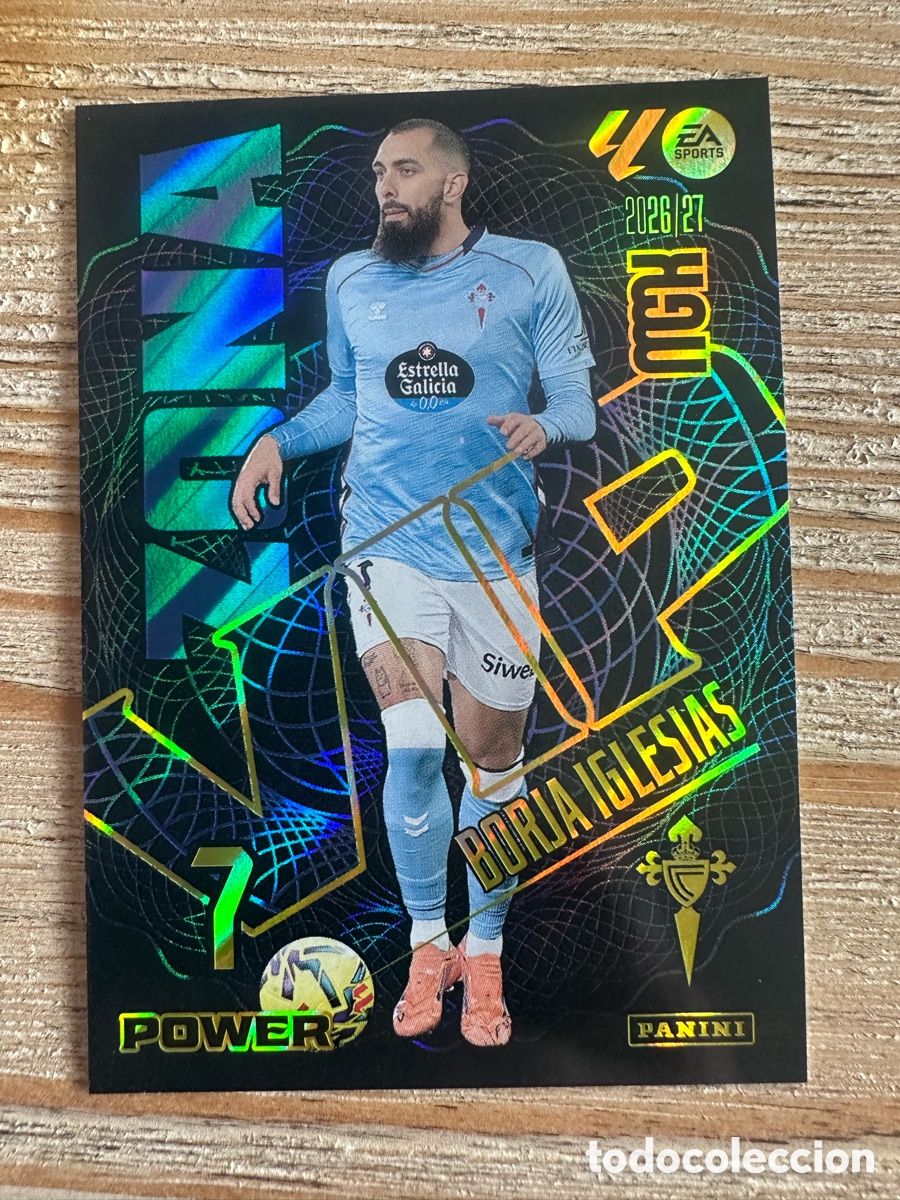 Trading cards: BORJA IGLESIAS CELTA VIP POWER 389P MEGACRACKS 2026/27 26-27 26 27 MGK PANINI