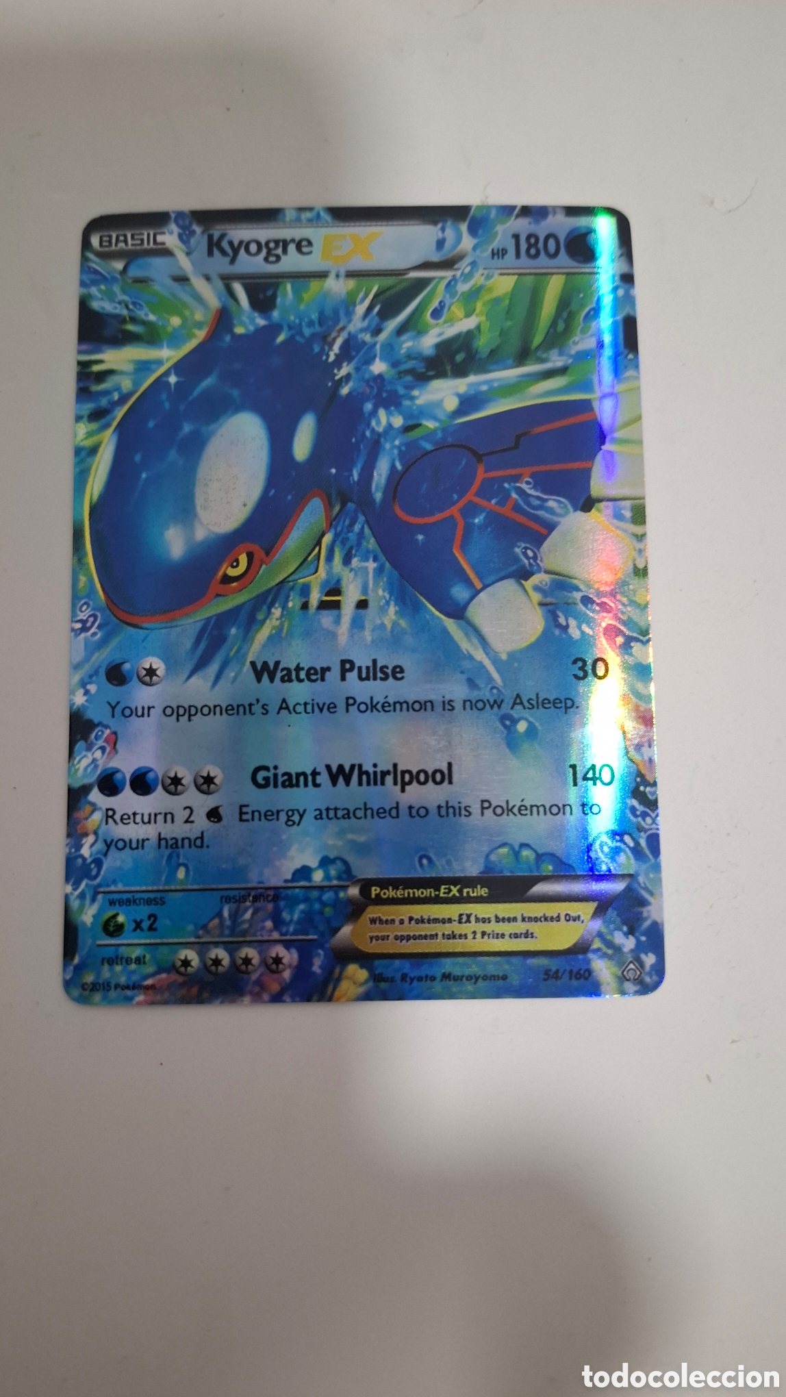 Trading cards: CARTA POKEMON CARD KYOGRE EX