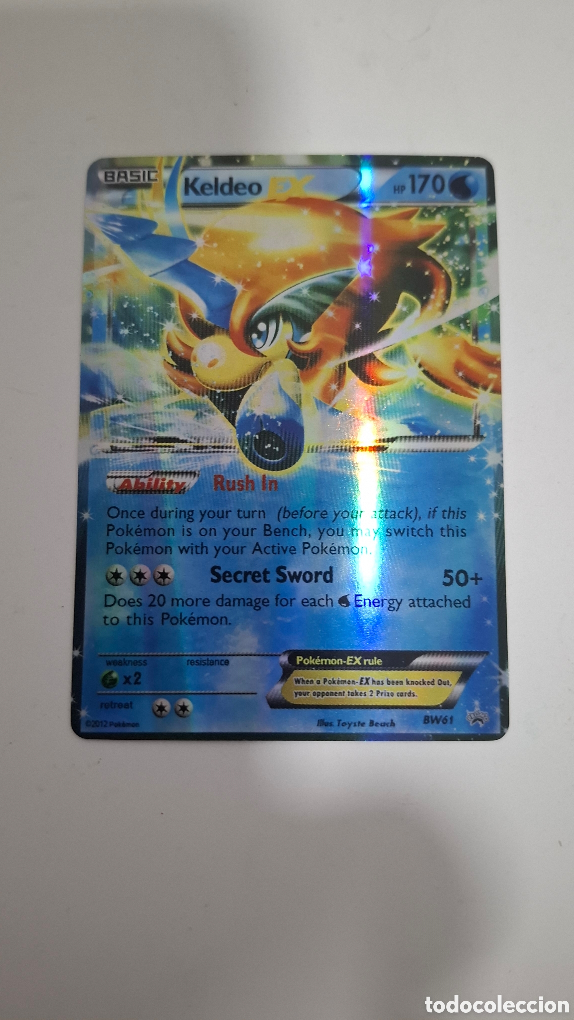 Trading cards: CARTA POKEMON CARD KELDEO EX