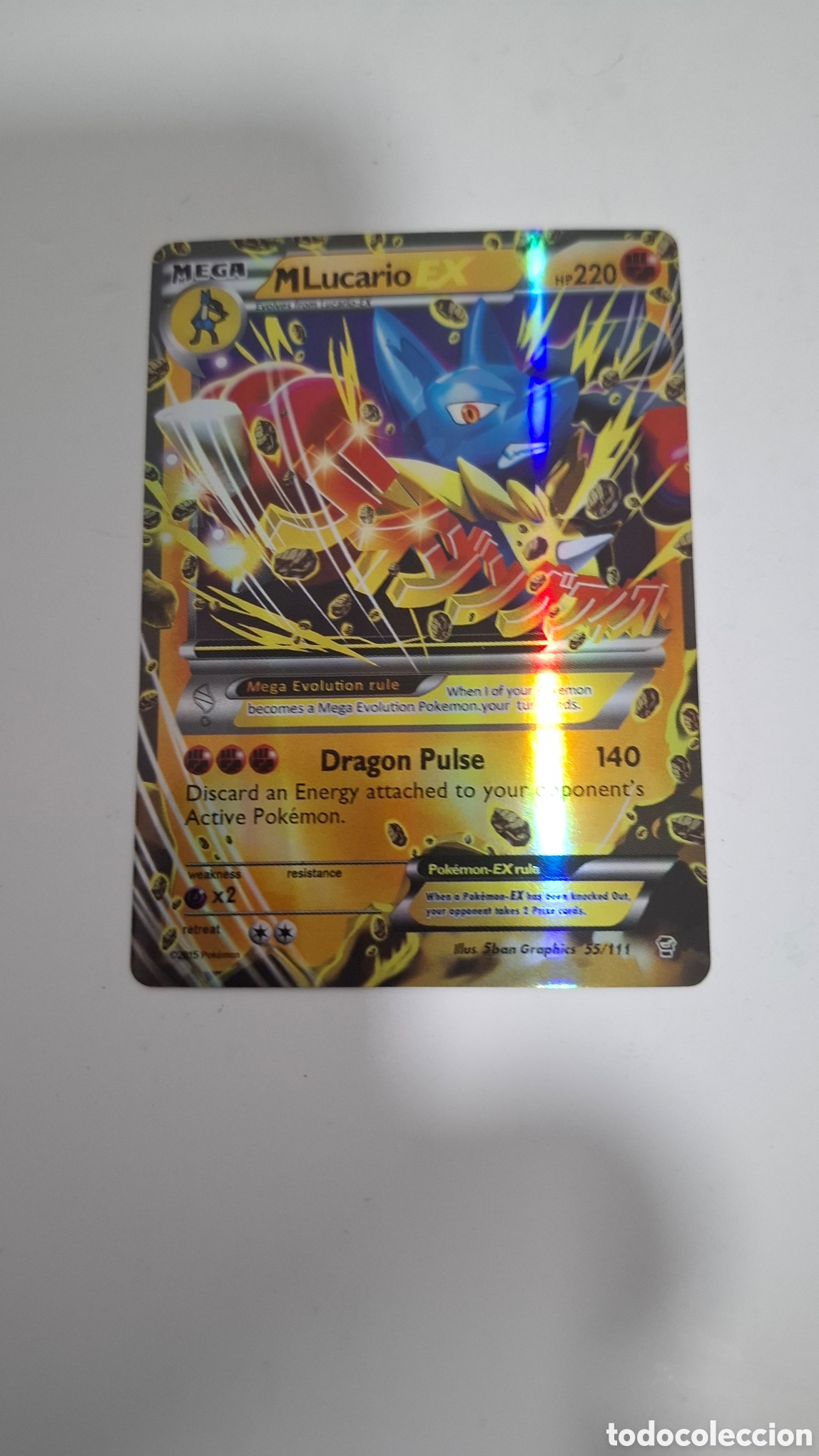 Trading cards: CARTA POKEMON CARD M LUCARIO EX