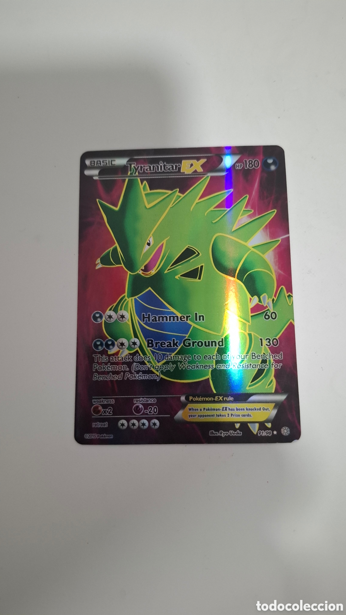 Trading cards: CARTA POKEMON CARD TYRANITAR EX