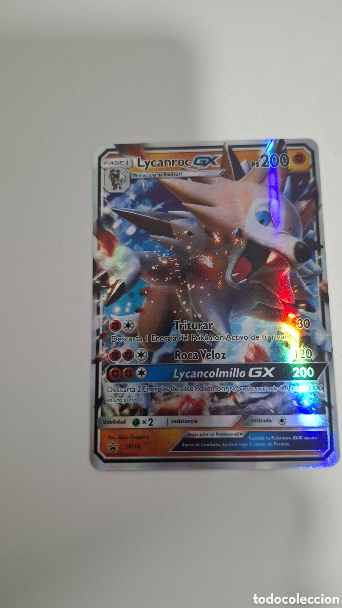 Trading cards: CARTA POKEMON CARD LYCANROC GX