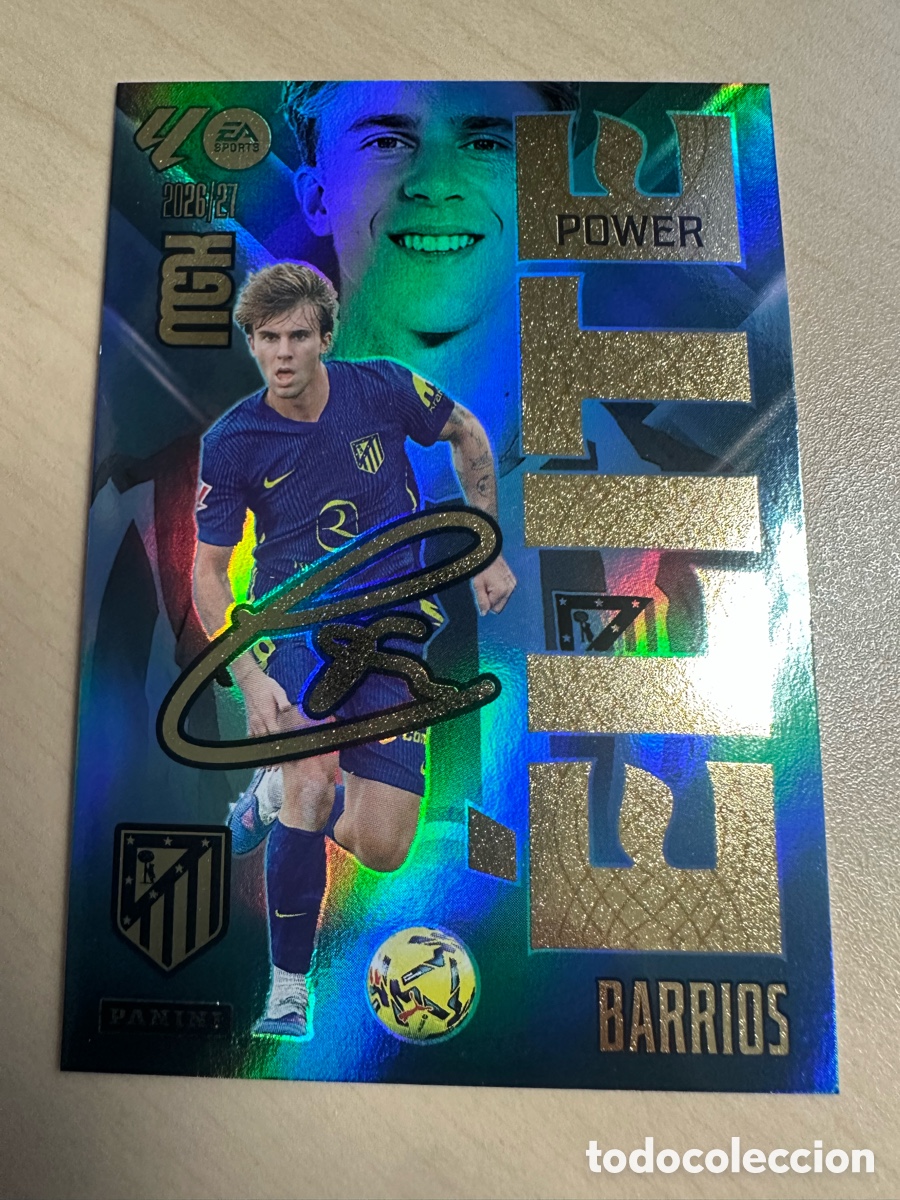 Trading cards: BARRIOS AT MADRID ELITE POWER 1P MEGACRACKS 2026/27 26-27 26 27 MGK PANINI