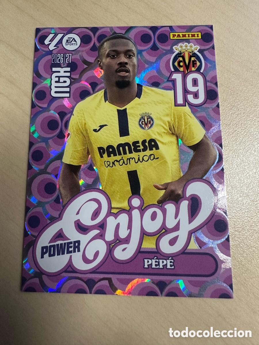 Trading cards: PEPE VILLARREAL ENJOY POWER 386P MEGACRACKS 2026/27 26-27 26 27 MGK PANINI