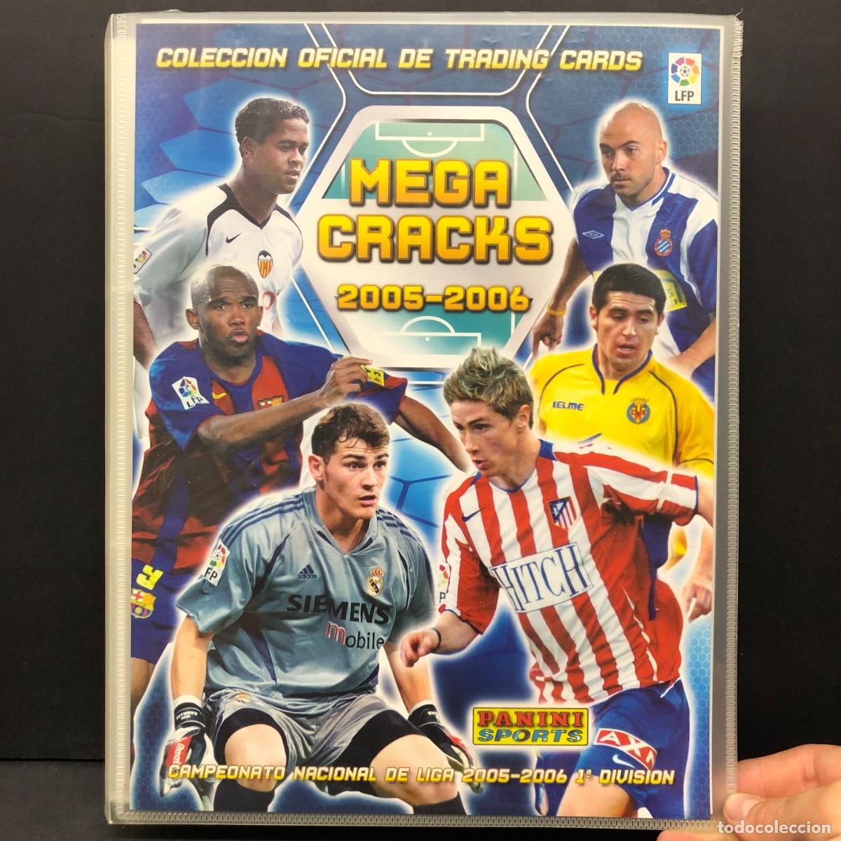 Cartes &agrave; &Eacute;changer: ALBUM DE CARTAS - MEGA CRACKS 2005-2006 - TRADING CARDS - PANINI SPORTS - COMPLETO - FALTA 1 / 2100