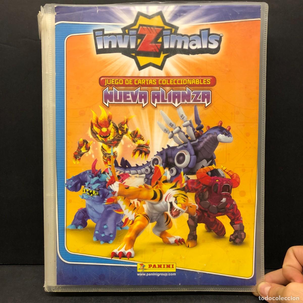 Trading cards: ALBUM DE CARTAS - INVIZIMALS - JUEGO DE CARTAS COLECCIONABLES NUEVA ALIANZA - INCOMPLETO / 2101