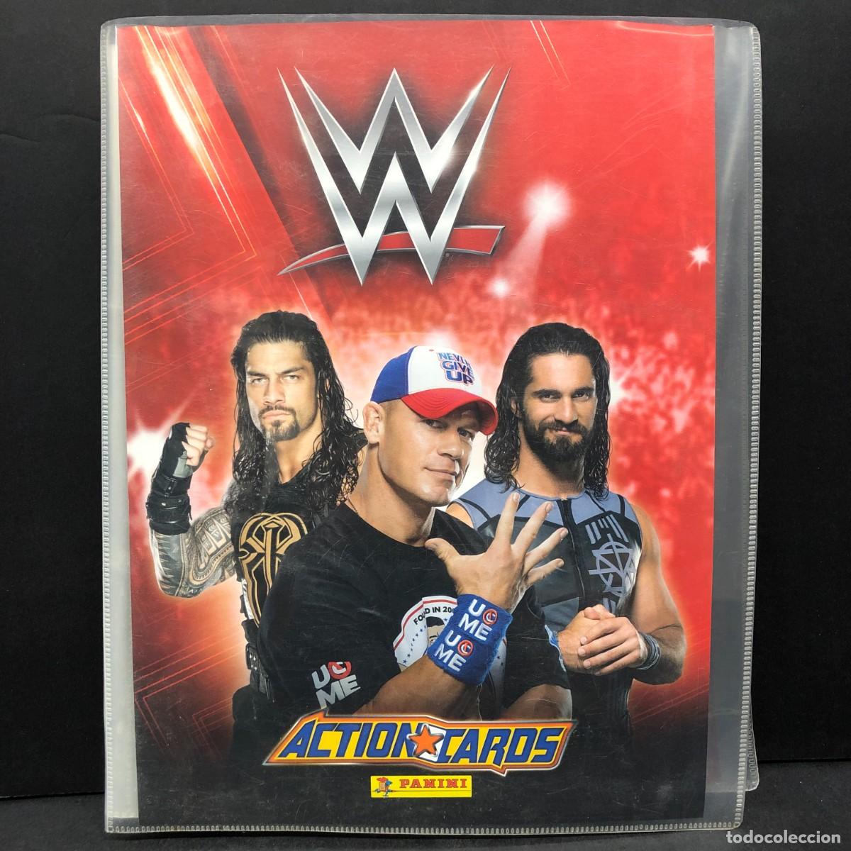 Sammelkarten: ALBUM DE CARTAS - WW ACTION CARDS - PANINI - WWE BOXEO - INCOMPLETO / 2103