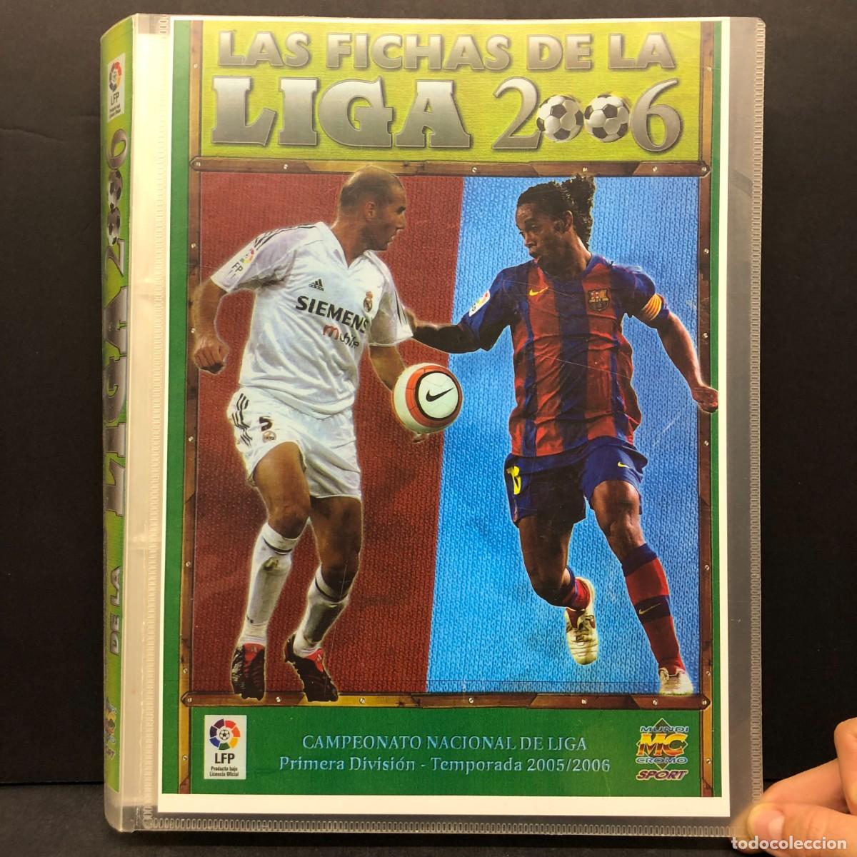 Cartes &agrave; &Eacute;changer: ALBUM DE CARTAS LAS FICHAS DE LA LIGA 2006 A PARTIR DEL 667 AL 1156. INCOMPLETO. ALBUM IMPRESO/ 2104