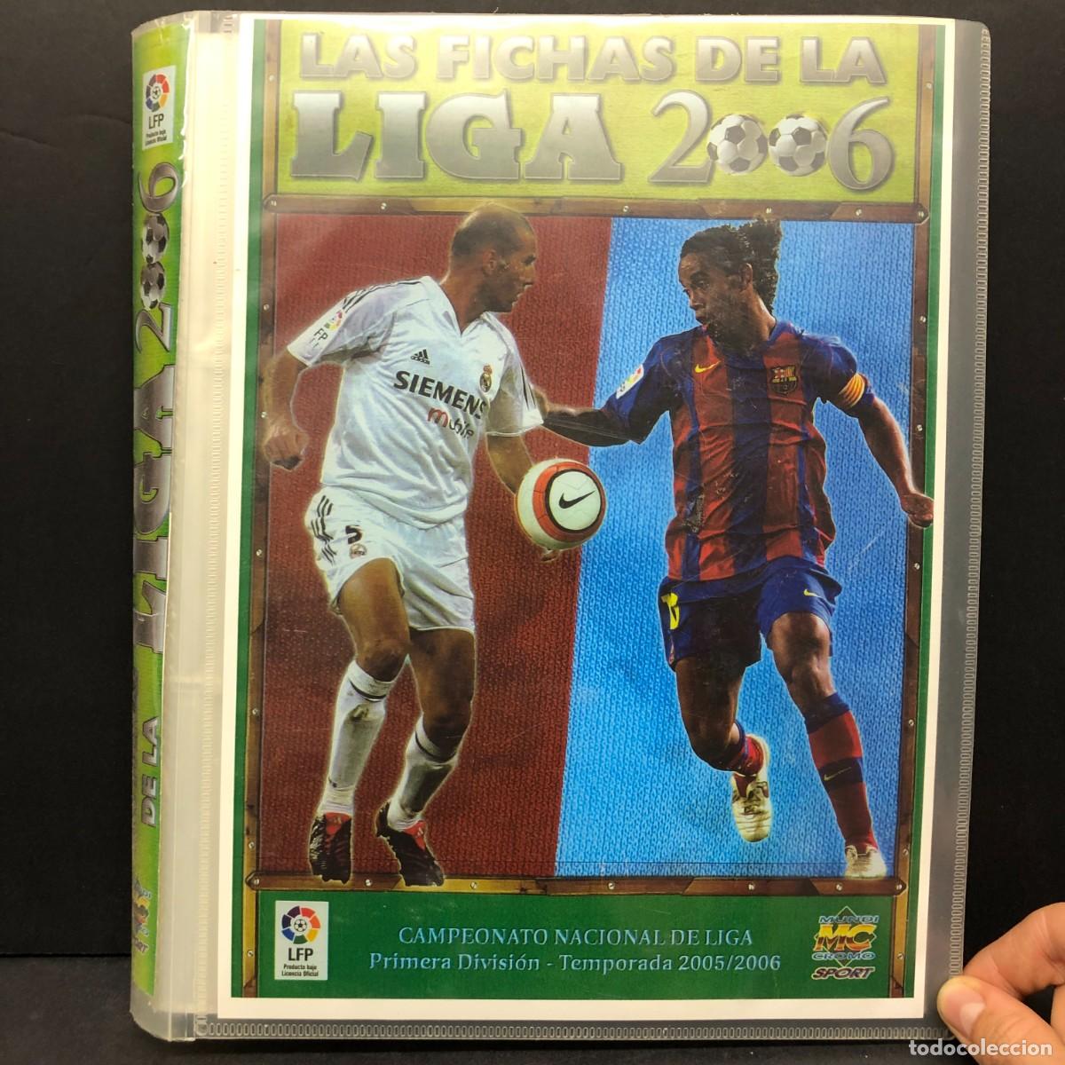 Cartes &agrave; &Eacute;changer: ALBUM DE CARTAS LAS FICHAS DE LA LIGA 2006 A PARTIR DEL 669 AL 1153. INCOMPLETO. ALBUM IMPRESO/ 2105