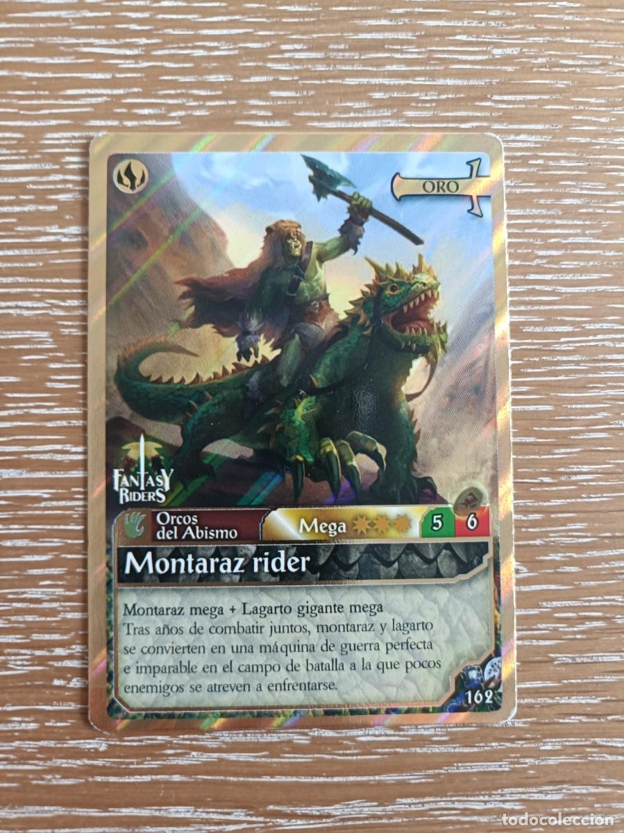 Trading cards: TRADING CARDS FANTASY RIDERS - PANINI 2019 - ORO - N&ordm; 162 MONTARAZ RIDER