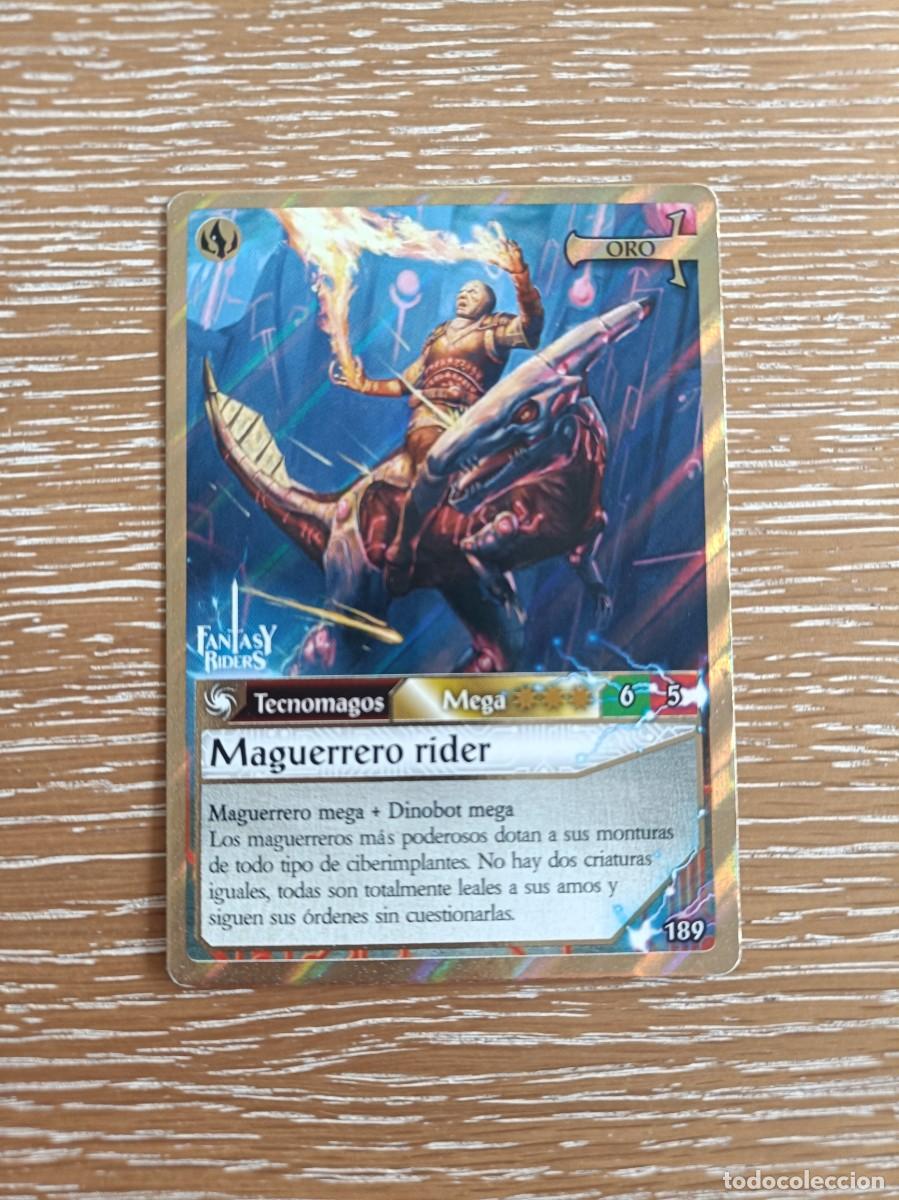 Trading cards: TRADING CARDS FANTASY RIDERS - PANINI 2019 - ORO - N&ordm; 189 MAGUERRERO RIDER