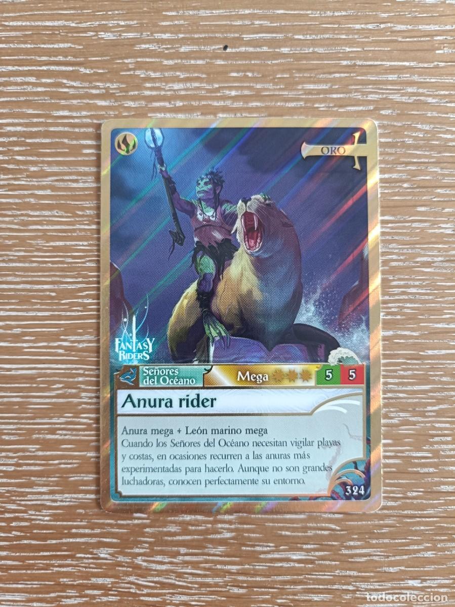 Trading cards: TRADING CARDS FANTASY RIDERS - PANINI 2019 - ORO - N&ordm; 324 ANURA RIDER
