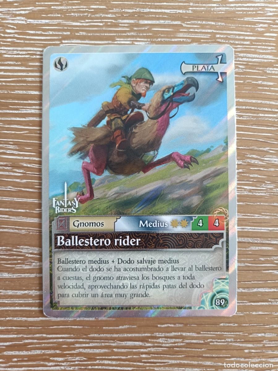 Trading cards: TRADING CARDS FANTASY RIDERS - PANINI 2019 - PLATA - N&ordm; 89 BALLESTERO RIDER