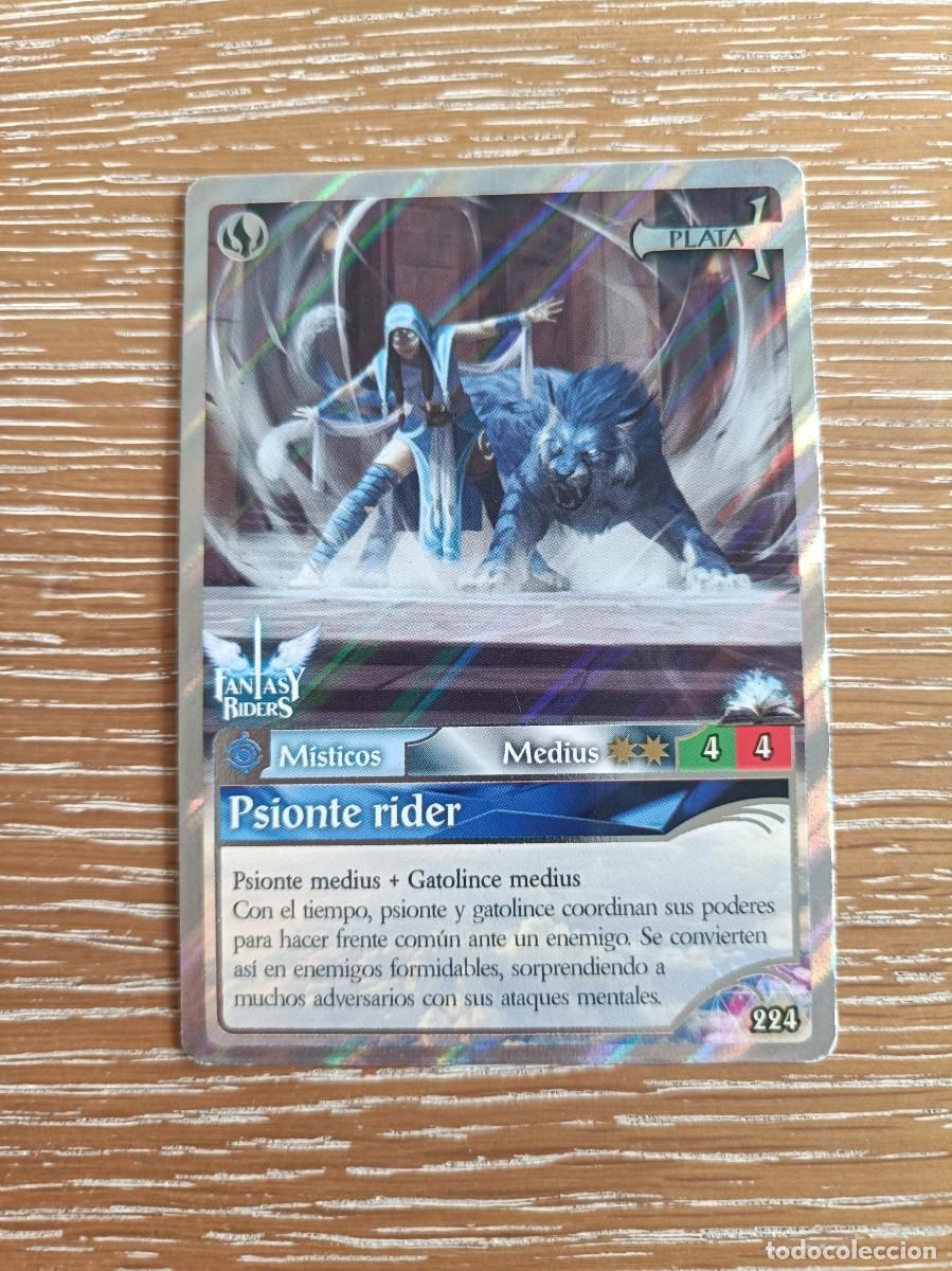Trading cards: TRADING CARDS FANTASY RIDERS - PANINI 2019 - PLATA - N&ordm; 224 PSIONTE RIDER