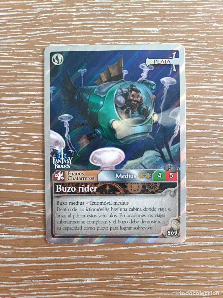 Trading cards: TRADING CARDS FANTASY RIDERS - PANINI 2019 - PLATA - N&ordm; 269 BUZO RIDER