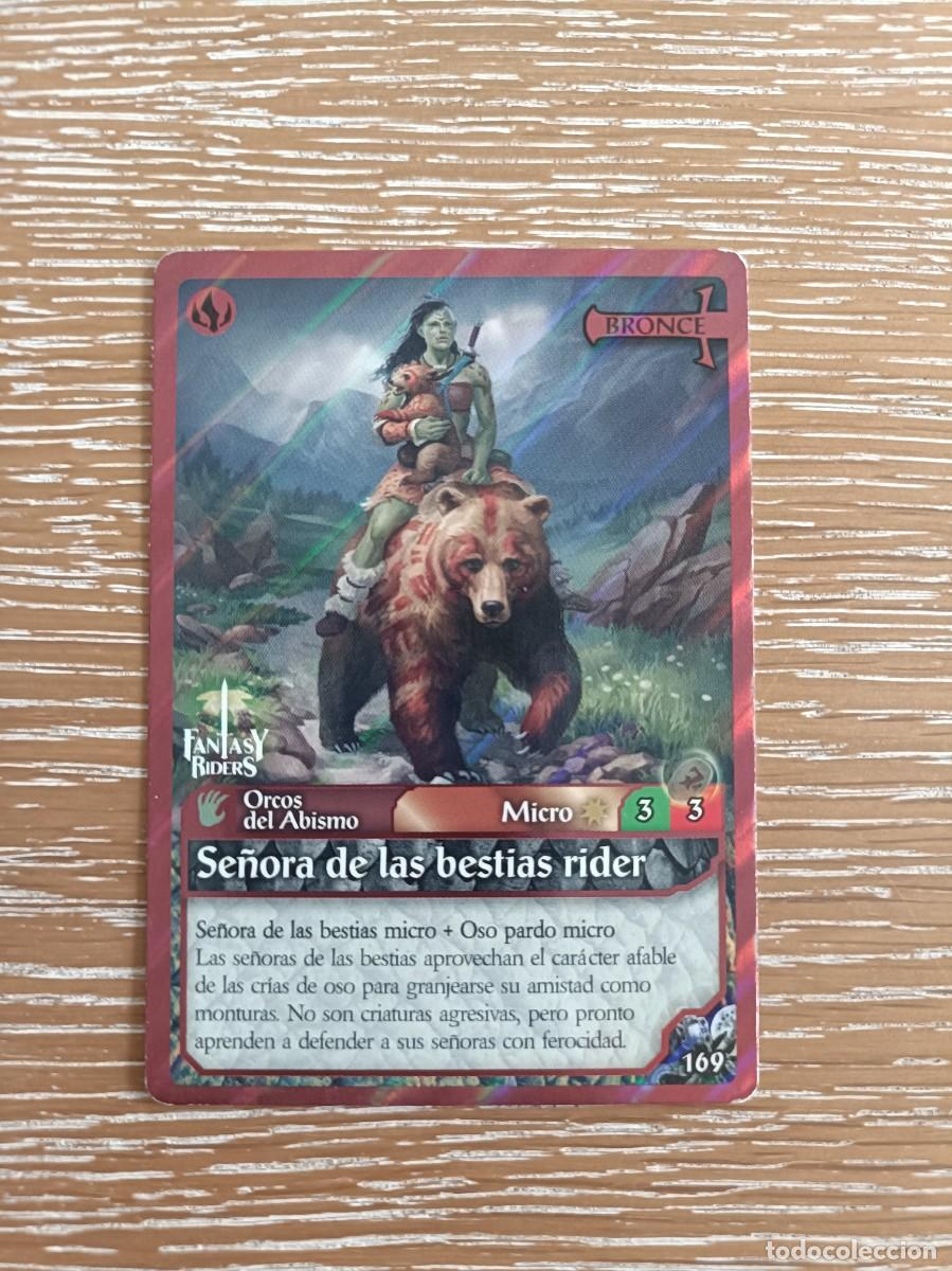 Trading cards: TRADING CARDS FANTASY RIDERS - PANINI 2019 - BRONCE - N&ordm; 169 SE&Ntilde;ORA DE LAS BESTIAS RIDER