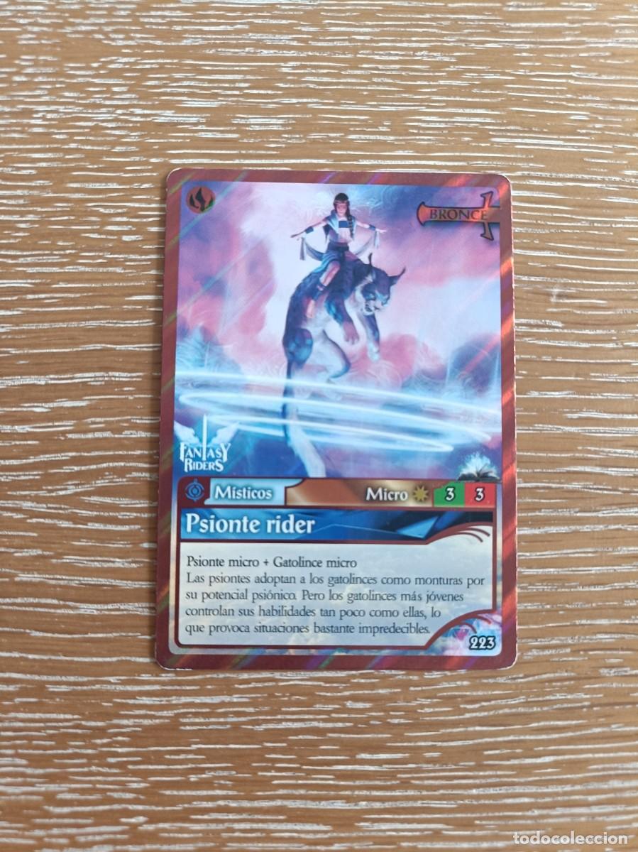 Trading cards: TRADING CARDS FANTASY RIDERS - PANINI 2019 - BRONCE - N&ordm; 223 PSIONTE RIDER