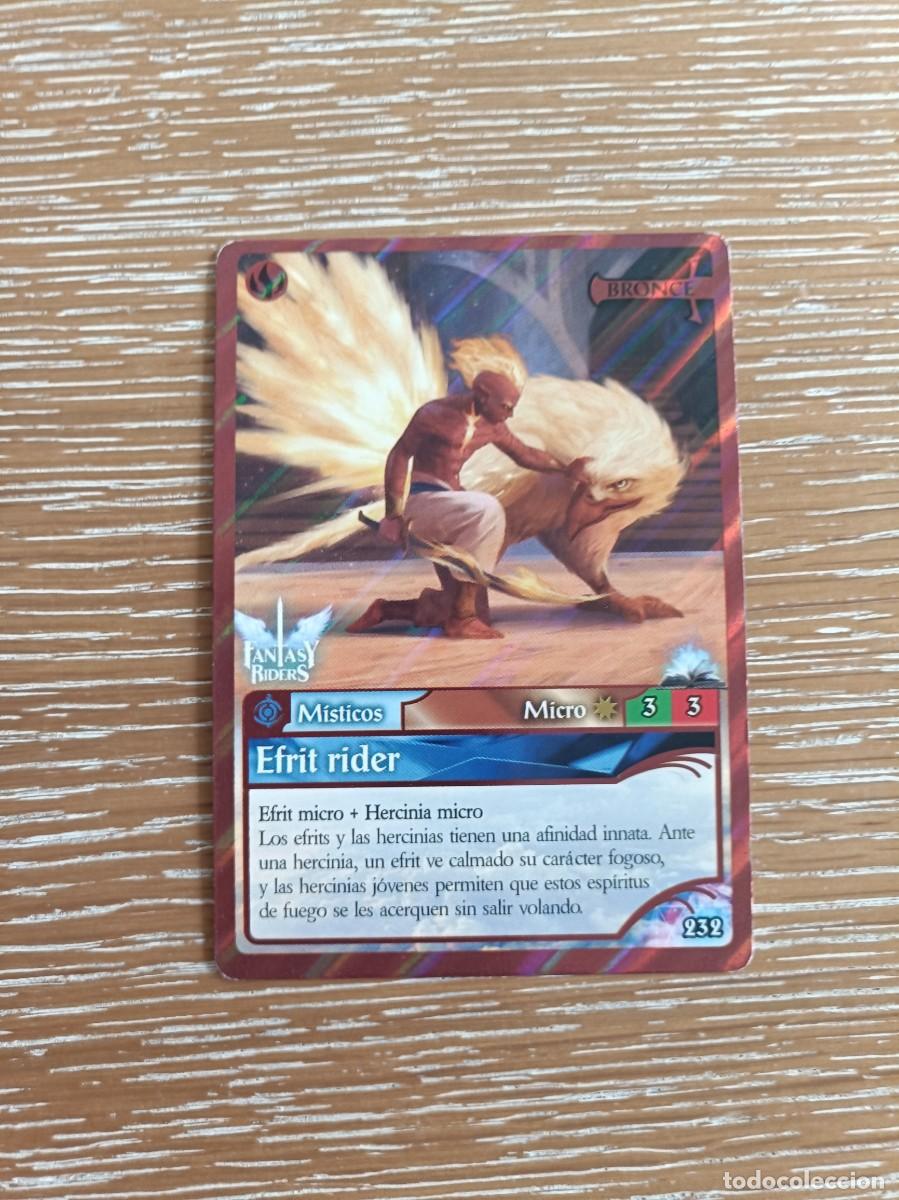 Trading cards: TRADING CARDS FANTASY RIDERS - PANINI 2019 - BRONCE - N&ordm; 232 EFRIT RIDER