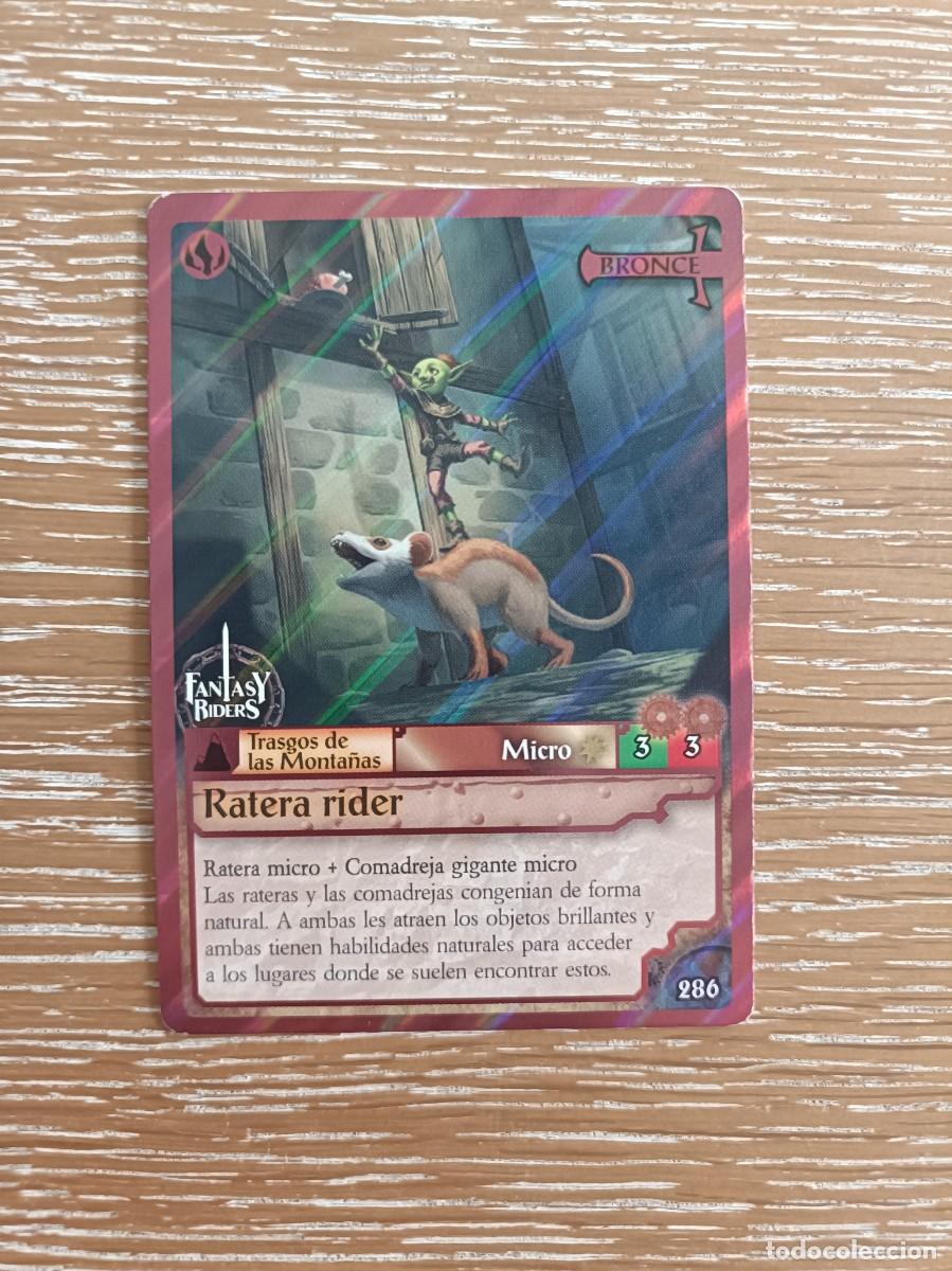 Trading cards: TRADING CARDS FANTASY RIDERS - PANINI 2019 - BRONCE - N&ordm; 286 RATERA RIDER