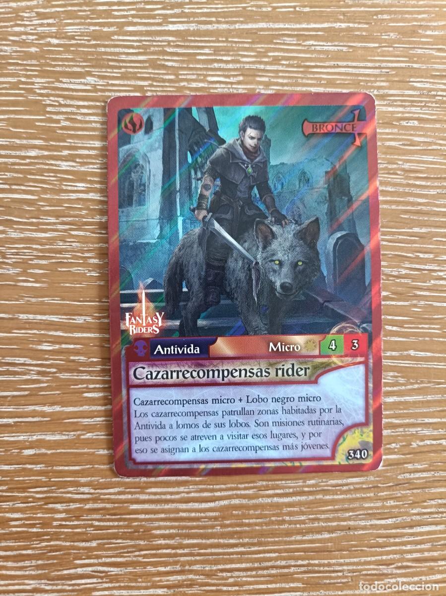 Trading cards: TRADING CARDS FANTASY RIDERS - PANINI 2019 - BRONCE - N&ordm; 340 CAZARRECOMPENSAS RIDER