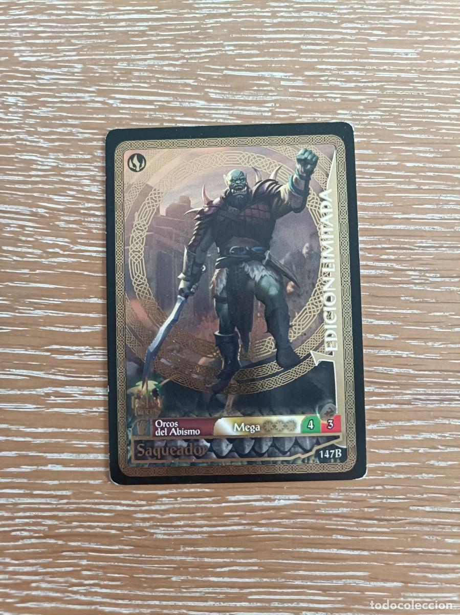 Trading cards: TRADING CARDS FANTASY RIDERS - PANINI 2019 - EDICI&Oacute;N LIMITADA - N&ordm; 147B SAQUEADOR