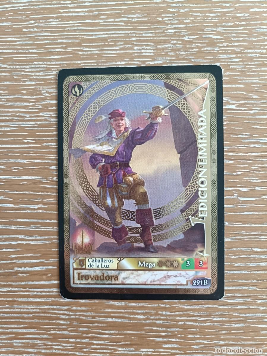 Trading cards: TRADING CARDS FANTASY RIDERS - PANINI 2019 - EDICI&Oacute;N LIMITADA - N&ordm; 291B TROVADORA