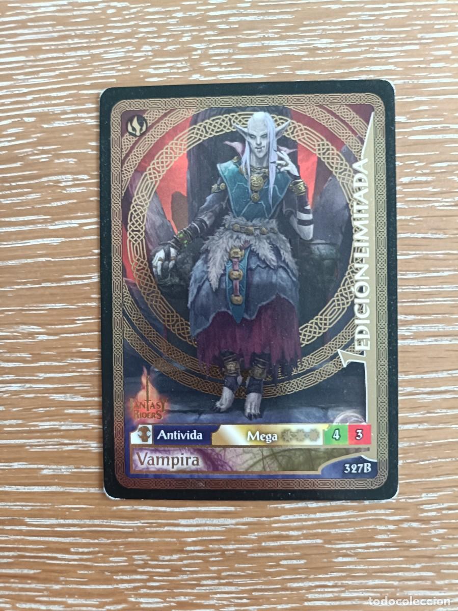 Trading cards: TRADING CARDS FANTASY RIDERS - PANINI 2019 - EDICI&Oacute;N LIMITADA - N&ordm; 327B VAMPIRA
