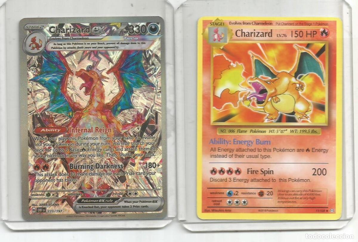 Trading cards: LOTE POKEMON - CHARIZARD - LOTE DE 2 TRADING CARDS