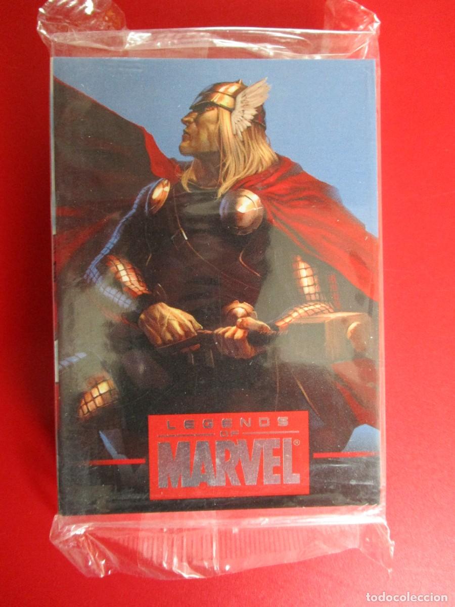 Trading cards: Juego de 27 cartas selladas Legends of Marvel Series 2 Wolverine Thor Elektra 0923/1939 Image 2 of