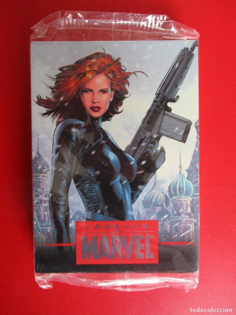 Trading cards: Juego de 27 cartas selladas Legends of Marvel Serie 1 Iron Man Capit&aacute;n Am&eacute;rica