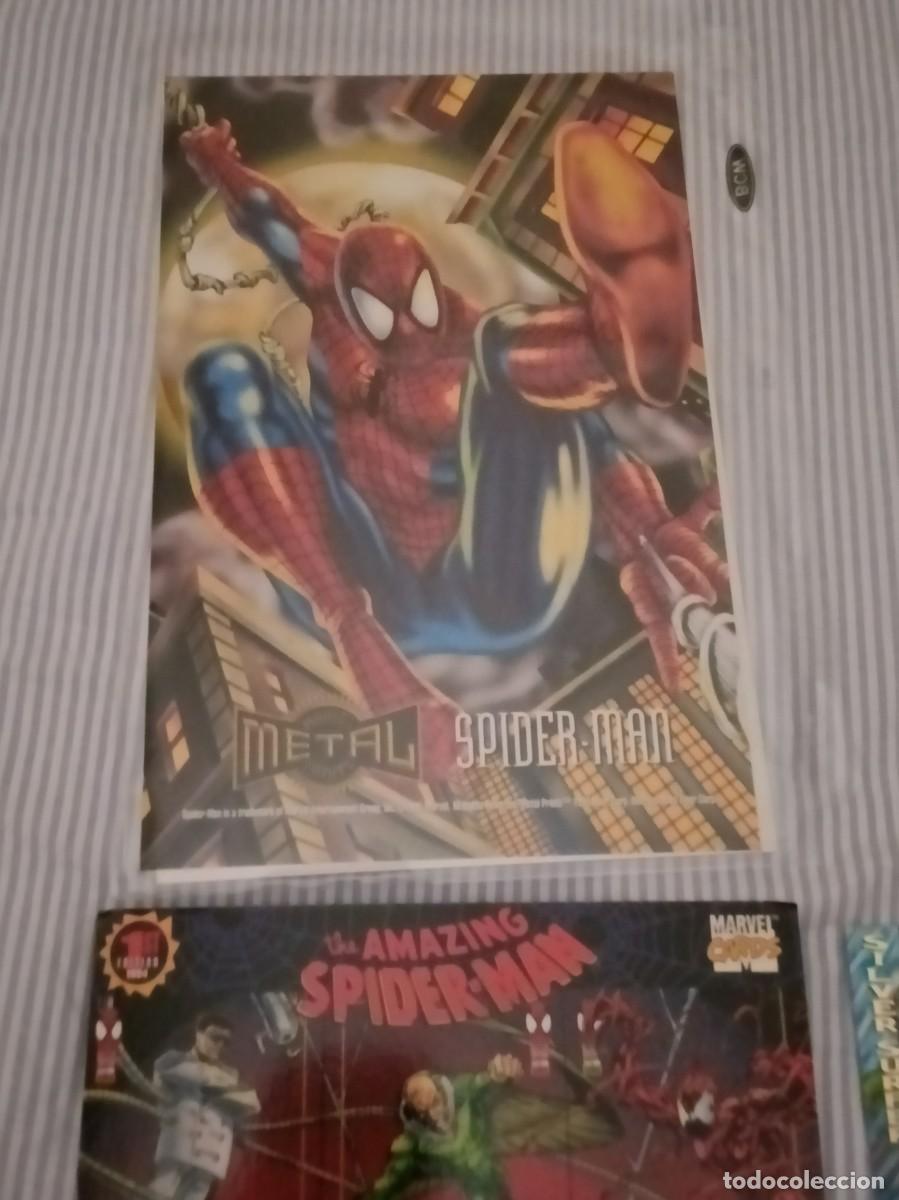 Trading cards: Spiderman Spider-man El Hombre Ara&ntilde;a Cromos Especiales Insert Trading Cards Venom Carnage Foil Holo