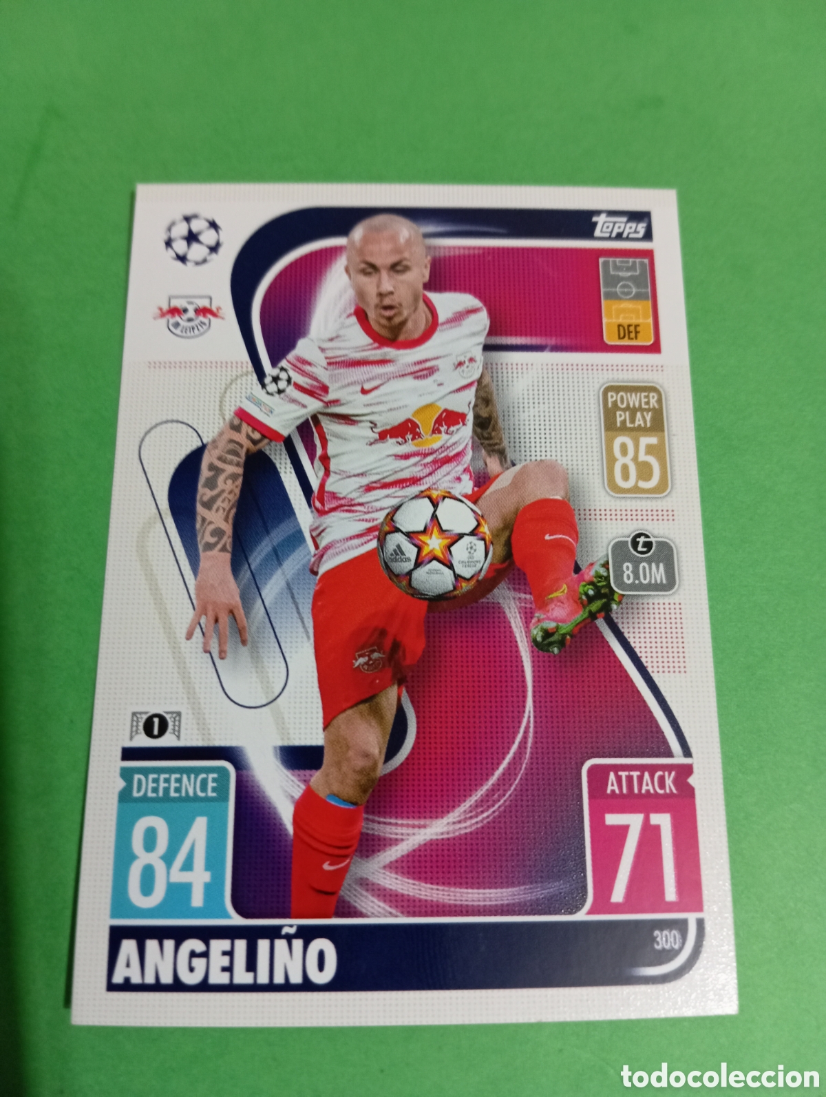 Trading cards: Angeli&ntilde;o RB Leipzig n&deg;300 / TOPPS MATCH ATTAX 2021/2022